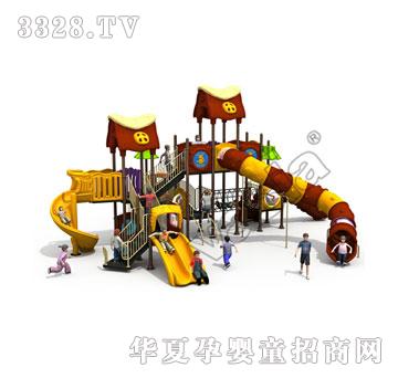华夏户外小博士-组合滑梯-游乐设备-自然系列VS2-2046A