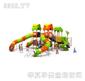 华夏户外小博士-组合滑梯-游乐设备-自然系列VS2-2047A