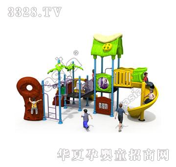 华夏户外小博士-组合滑梯-游乐设备-自然系列VS2-2050A