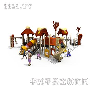 华夏户外小博士-组合滑梯-游乐设备-自然系列VS2-2051A