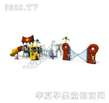 华夏户外小博士-组合滑梯-游乐设备-自然系列VS2-2060A