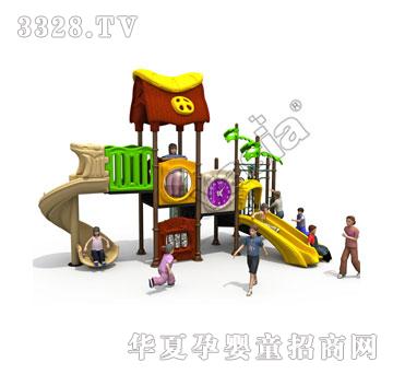 华夏户外小博士-组合滑梯-游乐设备-自然系列VS2-2061A