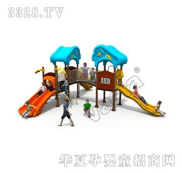 华夏户外小博士-组合滑梯-游乐设备-自然系列VS2-2064A