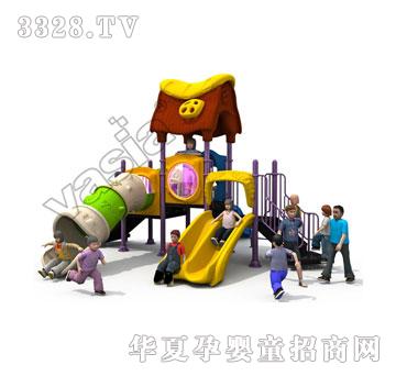 华夏户外小博士-组合滑梯-游乐设备-自然系列VS2-2065A