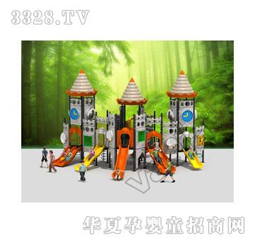华夏户外小博士-组合滑梯-游乐设备-古堡系列VS2-2087A