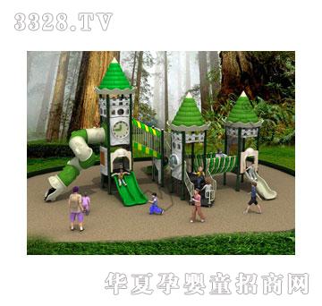 华夏户外小博士-组合滑梯-游乐设备-古堡系列VS2-2088A