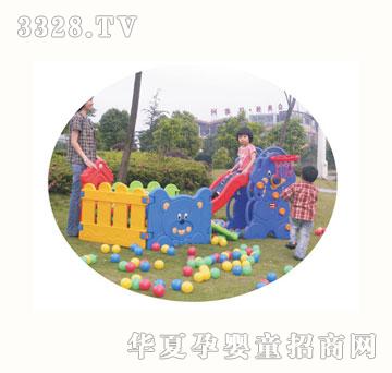 贝力BL-B8001小象滑梯－卡通球池