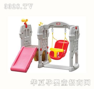 贝力BL-B8026城堡滑梯－秋千