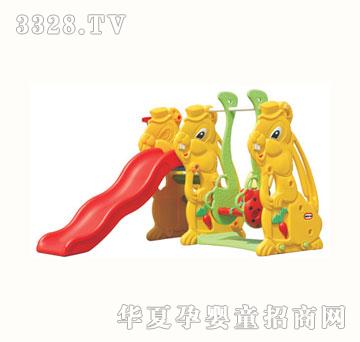 贝力BL-B8044兔宝宝滑梯－秋千