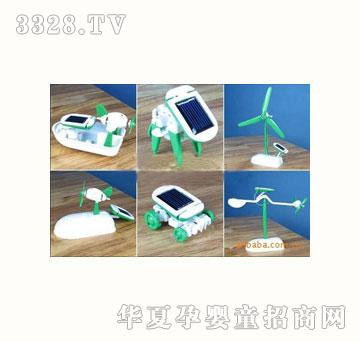 拓维太阳能DIY六合一玩具