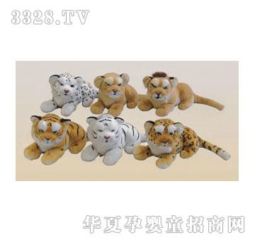 泰格35cm躺幼虎豹狮