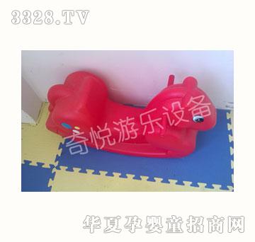 奇悦邦尼摇马（红色）