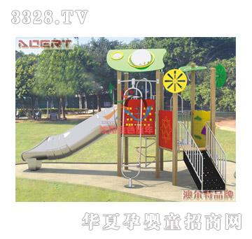 澳尔特22601实木滑梯