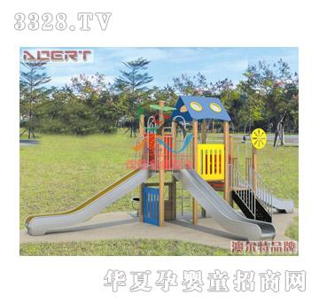 澳尔特22501实木滑梯