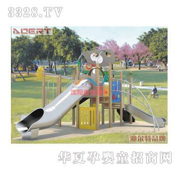 澳尔特22401实木滑梯
