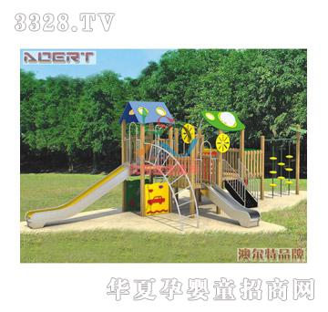 澳尔特22001实木滑梯