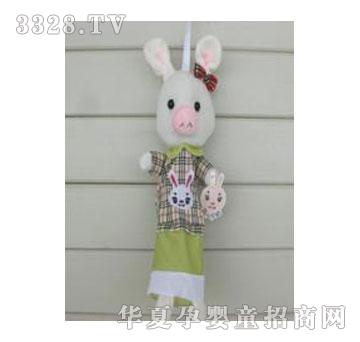 童乐猪兔子笔袋