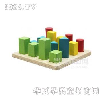 当啷123几何体阶梯积木