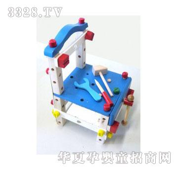 当啷123多功能螺丝组装工具椅