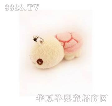 当啷123小乌龟手机挂件_粉