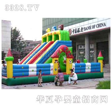 振鹏zp-充气攀岩滑梯乐园（8x9m）