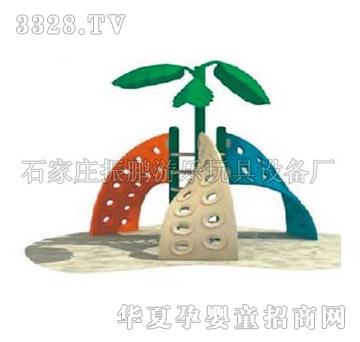 振鹏zp-进口塑料攀爬架C型