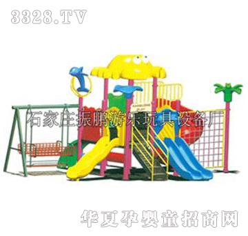 振鹏zp工程塑料滑梯-033