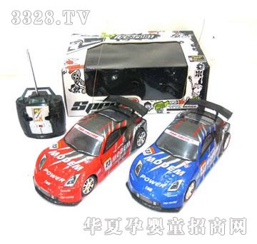 广丰彩印PVC车壳乌轮四通遥控车CL868B-5