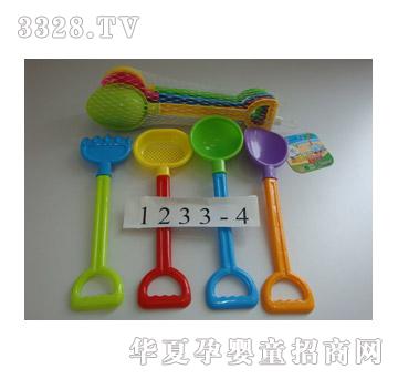 乐其4件套沙滩工具1233-4