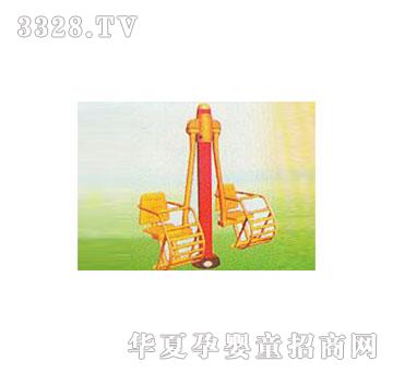 东方双位儿童秋千