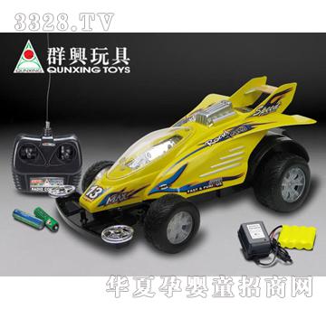 冲击波四通充电遥控车加灯
