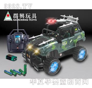 铁血战车四通无充电遥控车QX-2066L