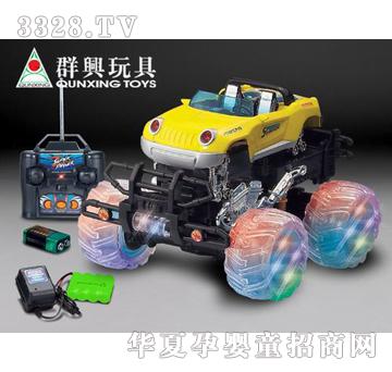 劲舞旋风七通特技充电跳舞音乐车QX-300-206TL