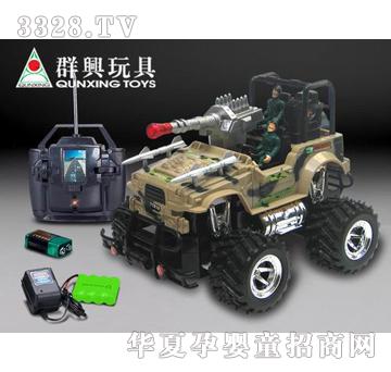 野战雄狮四通音乐充电遥控车