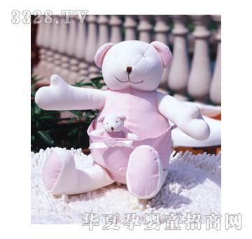 咿咿呀呀小白熊母子玩具