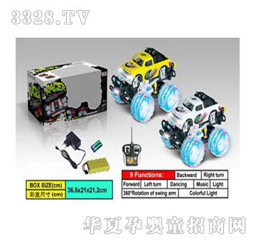 兴邦园玩具遥控明轮带灯光音乐杂技跳舞车1054174