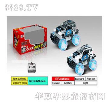 兴邦园玩具四通明轮遥控车1054213