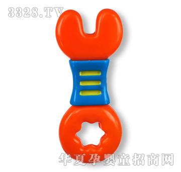 亲亲我煅炼宝宝手眼协调早教益智玩具软胶扳手