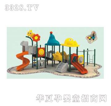 健士动物系列大型组合滑梯YC05301