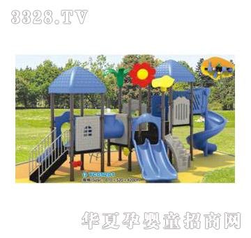 健士动物系列大型组合滑梯YC05202