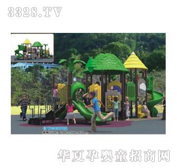 健士热带雨林系列大型组合滑梯YC03702
