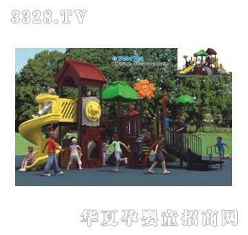 健士动物系列大型组合滑梯YC01702