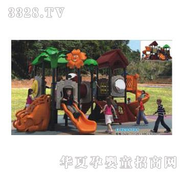 健士动物系列大型组合滑梯YC01701