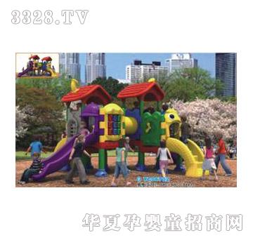 健士全塑系列组合滑梯YC06702