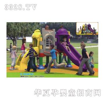 健士全塑系列组合滑梯YC06701