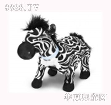 如比ZOOBIES毛绒玩具斑马