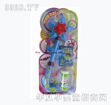 易腾五角星泡泡闪光棒