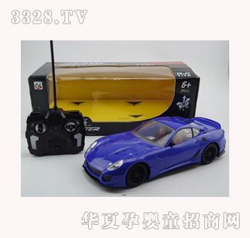 易腾1－16四通带前灯遥控车（法拉利）