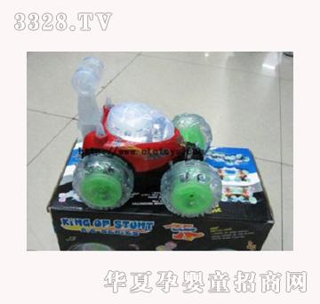 易腾七通编程遥控音乐带灯翻斗车