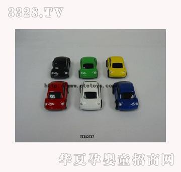 易腾24只锌合金回力车